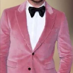 Pink Velvet Blazer - it’s so stylish and classic! Great for a prom or wedding!
